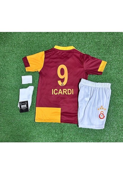 /g'.â.l.a.t.â.s.a.r.â.y 2025-26 Sezon 5 Yıldızlı M'auro I'c.a.r.d.i Parçalı Çocuk Formaslı 4'lü Set modelleri
