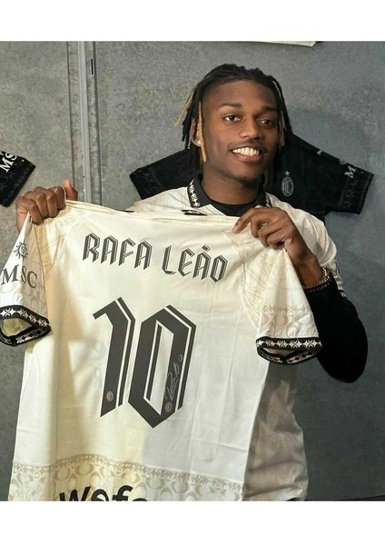 A.c M.i.l.a.n 2023/24 Yeni Sezon Rafa Leão Özel Tasarım Konsept Forması (White Thırd Shırt) modelleri
