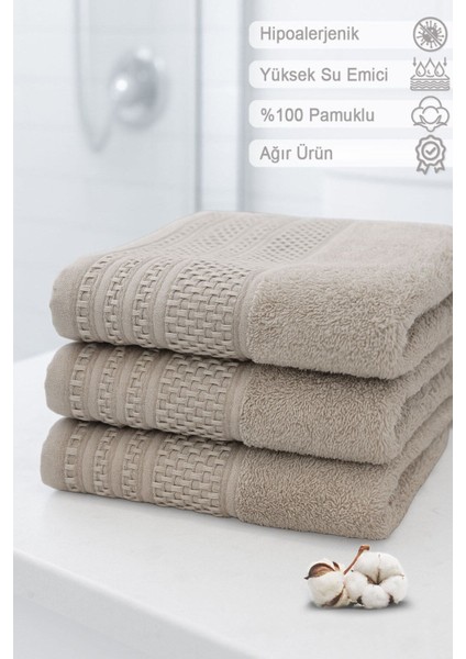Softure 3’lü El Yüz Havlusu | Günlük Kullanım | 50X90 cm | Yumuşak, Dayanıklı, Hızlı Kuruyan fiyatları