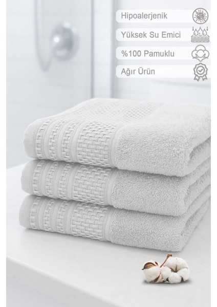 Softure 3’lü El Yüz Havlusu | Günlük Kullanım | 50X90 cm | Yumuşak, Dayanıklı, Hızlı Kuruyan fiyatları