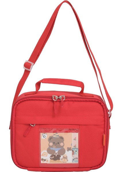 Kawaii Kore Tarzı Aksesuarlı 3'lü Set Çocuk Ilkokul Çantası Kalemlikli Beslenme Çantalı Sırt Çantası modelleri