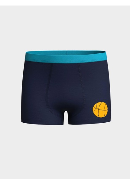 Lcw Kids Mavi Baskılı Pamuklu Erkek Çocuk Boxer 3'lü fırsatları