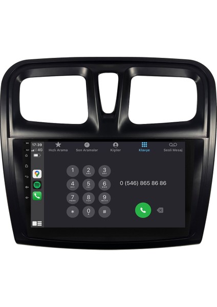 Renault Symbol Android Multimedya Sistemi (2015-2018) CRV-4830XAA modelleri