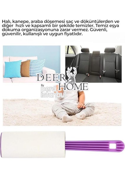 4 Adet Tüy Toplama Bant Rulosu Kedi ve Köpek Tüyü Toplayıcı Rulo Elbise Temizleme fırsatları