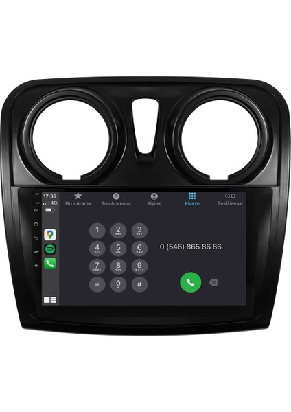 Dacia Sandero Android Multimedya Sistemi (2013-2020) CRV-4827XR modelleri