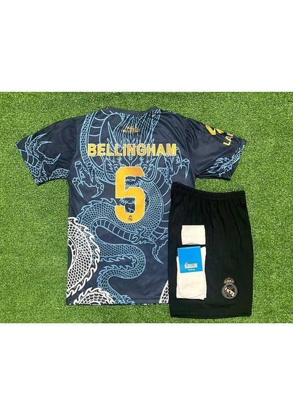 Jude Bellingham 2024/25 Yeni Sezon Dragon Desenli Çocuk Forması 4'lü Set fiyatları