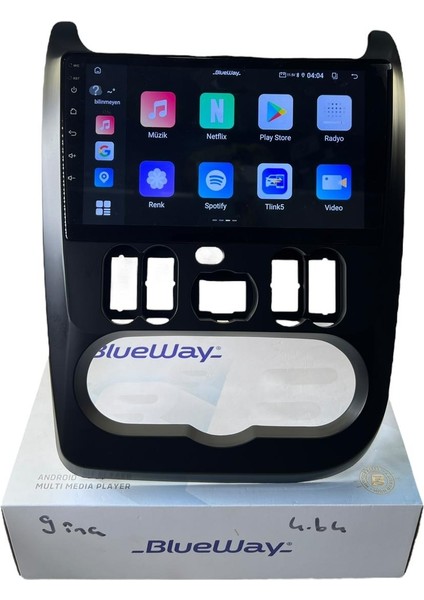 Dacia Sandero-Duster Blueway 4-64 Profesyonel Oem Multimedia fırsatları