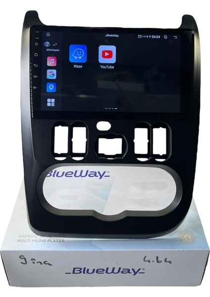 Dacia Sandero-Duster Blueway 4-64 Profesyonel Oem Multimedia indirimleri