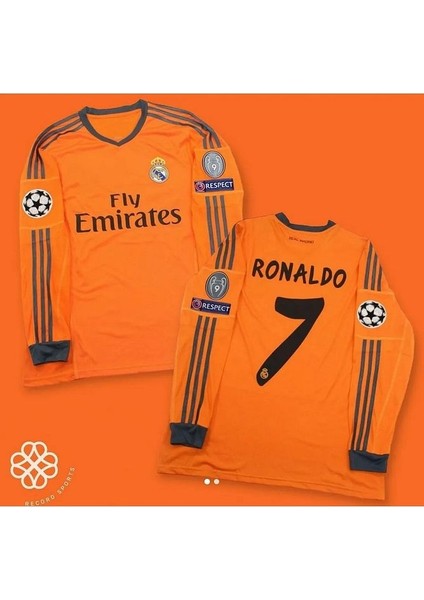Real Madrid Cristiano Ronaldo Efsane Nostalji Forması (Uzun Kol)