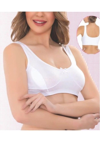 Imer 2249 Kadın Penye Anne Sütyen - Beyaz - 115