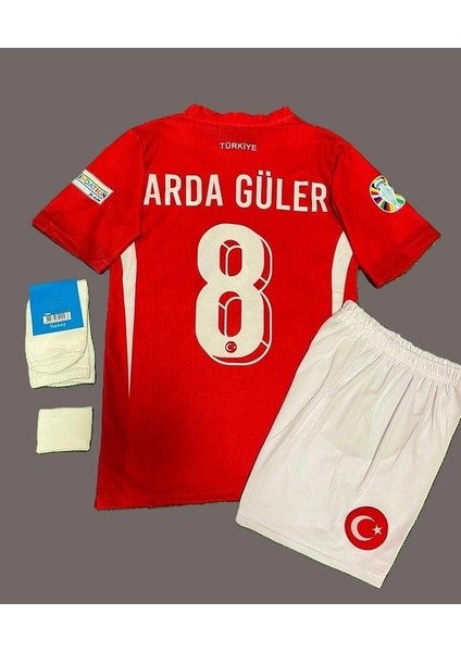 Arda Güler Türkiye Milli Takımı Euro 2024 Çocuk Forması 4'lü Set