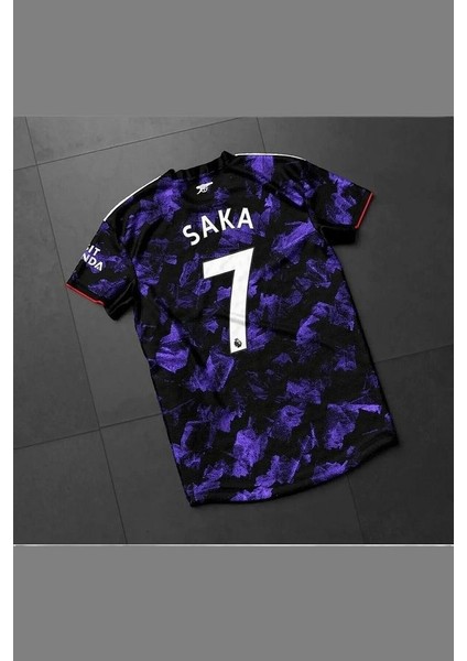 Bukayo Saka Arsenal 2023-24 Sezonu Isimsiz Özel Konsept Forması
