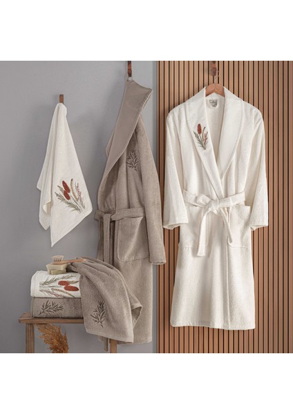 Trigo - Aile Bambu Bornoz Serisi - 6 Parça