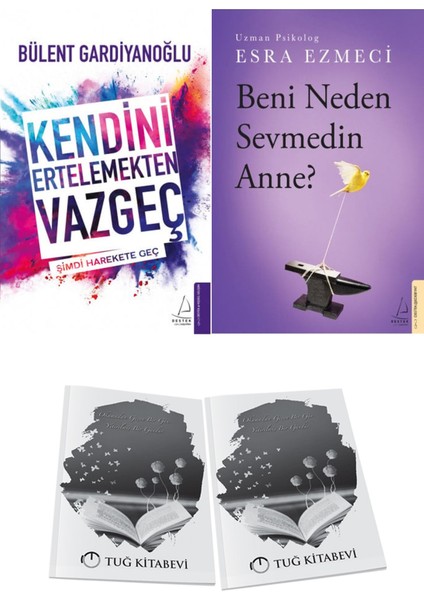 Kendini Ertelemekten Vazgeç ve Beni Neden Sevmedin Anne? + Hediyeli