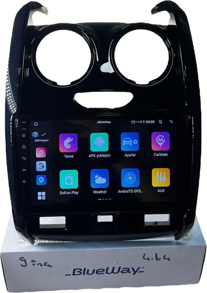 Dacia Duster 2013-2018 Blueway 4-64 Profesyonel Oem Multimedia indirimleri