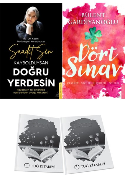 Kaybolduysan Doğru Yerdesin ve Dört Sınav: Cesaret-Sağlık-Ilişkiler-Bolluk + Hediyeli