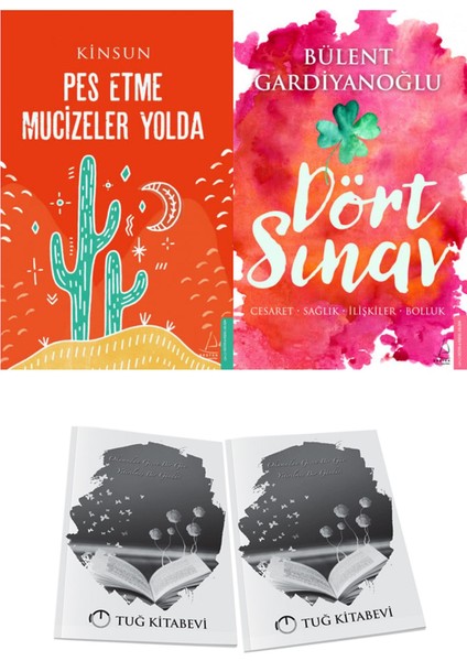 Pes Etme Mucizeler Yolda ve Dört Sınav: Cesaret-Sağlık-Ilişkiler-Bolluk + Hediyeli