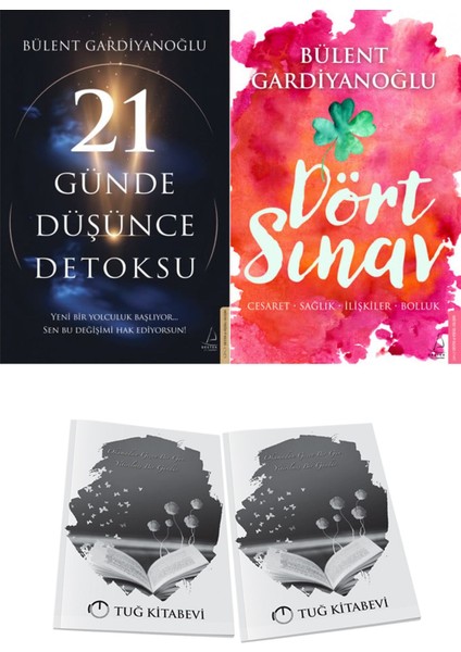 21 Günde Düşünce Detoksu ve Dört Sınav: Cesaret-Sağlık-Ilişkiler-Bolluk + Hediyeli