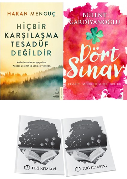 Hiçbir Karşılaşma Tesadüf Değildir ve Dört Sınav: Cesaret-Sağlık-Ilişkiler-Bolluk + Hediyeli