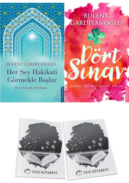 Her Şey Hakikati Görmekle Başlar ve Dört Sınav: Cesaret-Sağlık-Ilişkiler-Bolluk + Hediyeli
