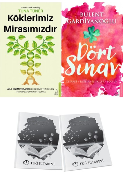 Köklerimiz Mirasımızdır ve Dört Sınav: Cesaret-Sağlık-Ilişkiler-Bolluk + Hediyeli
