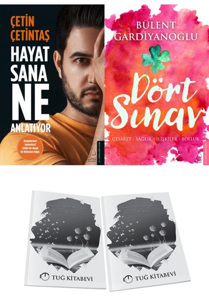 Hayat Sana Ne Anlatıyor ve Dört Sınav: Cesaret-Sağlık-Ilişkiler-Bolluk + Hediyeli