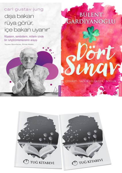 Dışa Bakan Rüya Görür, Içe Bakan Uyanır ve Dört Sınav: Cesaret-Sağlık-Ilişkiler-Bolluk + Hediyeli