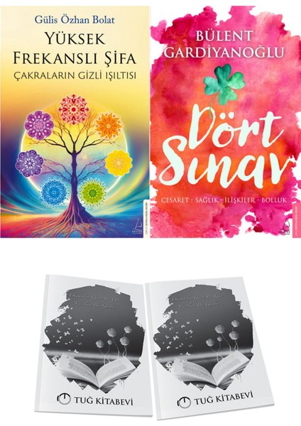 Yüksek Frekanslı Şifa ve Dört Sınav: Cesaret-Sağlık-Ilişkiler-Bolluk + Hediyeli