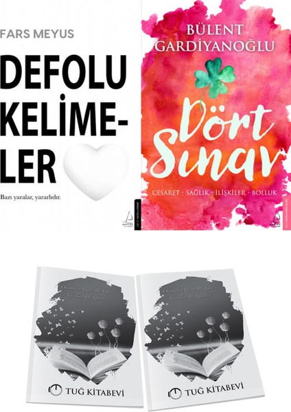 Defolu Kelimeler ve Dört Sınav: Cesaret-Sağlık-Ilişkiler-Bolluk + Hediyeli