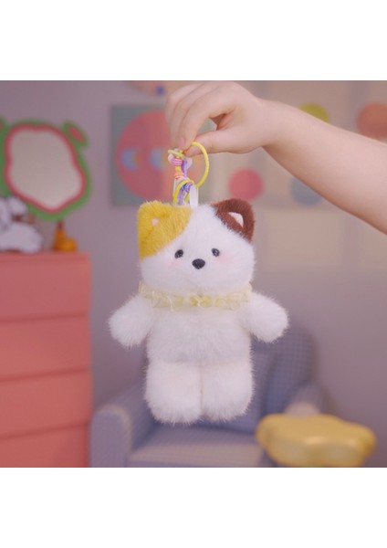 1 Adet Karikatür Bebek Peluş Bebek Peluş Oyuncak Kolye Öğrenci Anıt Kolye (Yurt Dışından)