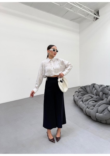 230 gr Poly Viscose Full Lycra Metal Toka Aksesuarli Pantolon modelleri