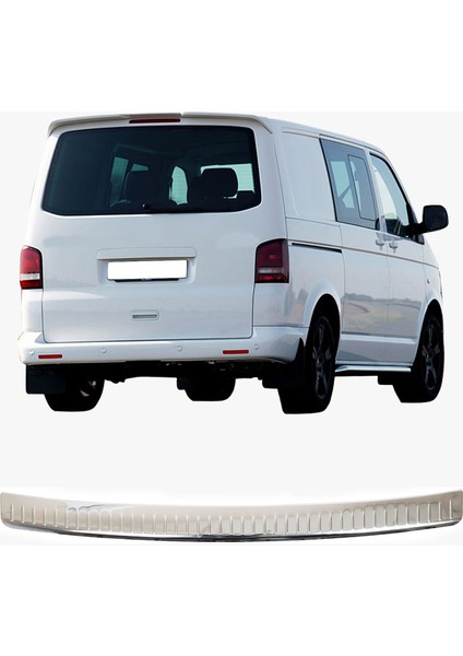 Volkswagen T5 Uyumlu 2003-2012 Krom Arka Tampon Üstü Koruma Paslanmaz Çelik fiyatları