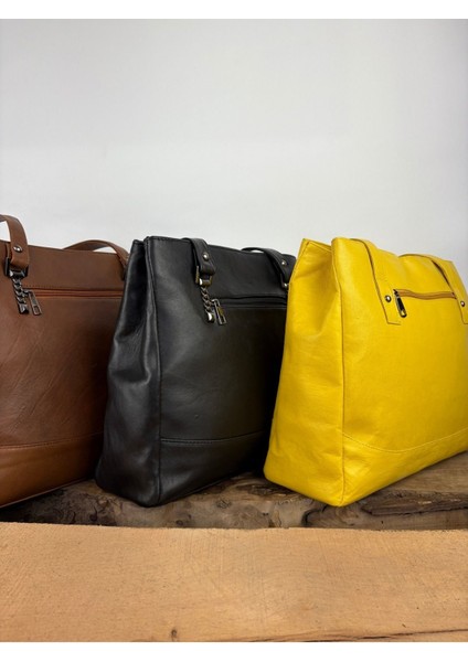 Kadın Omuz Çantası, Tote Bag, Gerçek Deri Anne Çantası, Plaj Çantası Kahverengi Tek Ebat Kadın / Kız fiyatları