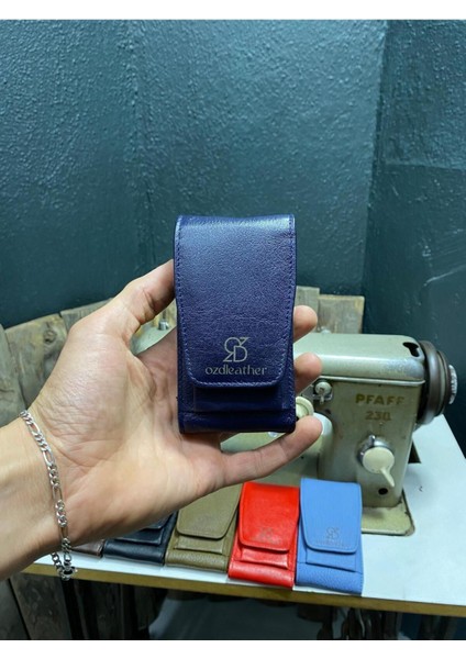 Lacivert Deri Sigaralık,sigaralık,hakiki Deri Sigaralık,sigara Kutusu Lacivert Tek Ebat Unisex fiyatları