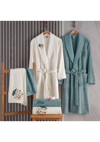 Bonita - Aile Bambu Bornoz Serisi - 6 Parça