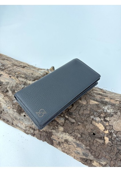 Hakiki Deri El Portföyü Telefon Bölmeli Erkek Için Hediye