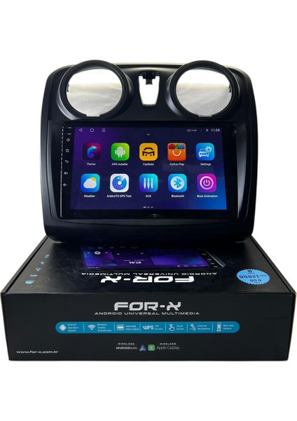 Dacia Lodgy-Dokker (9'') Forx 6-128 Tam Profesyonel Oem Multimedia modelleri