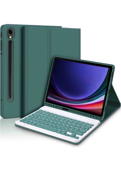 Galaxy Tab S10 Fe Uyumlu 10.9" Klavyeli Tablet Kılıfı