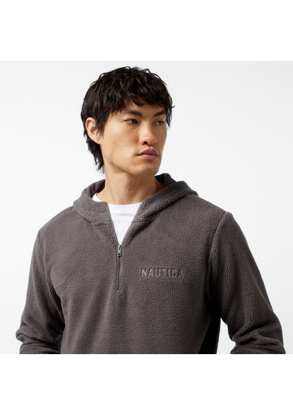 Erkek Gri Regular Fit Sweatshirt fırsatları