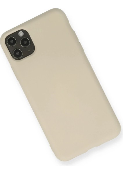 iPhone 11 Pro Max Kılıf Nano Içi Kadife Silikon - Bej - ALVN6165-2239 fiyatları