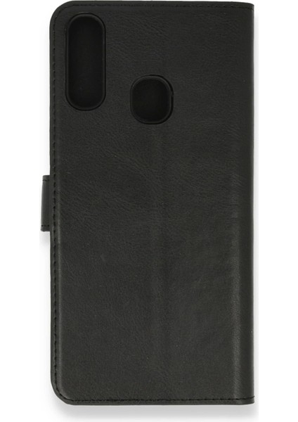 Samsung Galaxy A20S Kılıf Trend S Plus Kapaklı Kılıf - Siyah - ALVN2411-8802