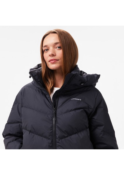 Classic Kadın Kapüşonlu Siyah Ceket indirimleri