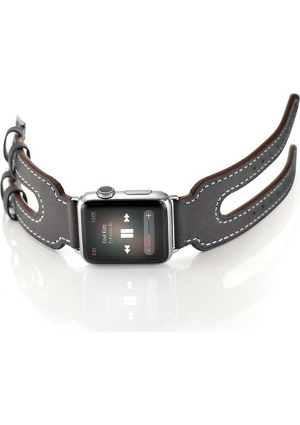 Ally Apple Watch 7-8 41MM 6-5-4 40MM Çift Kayış Kordon Kayış 3-2-1 38MM-(1903) - ALVN1189-1973 indirimleri