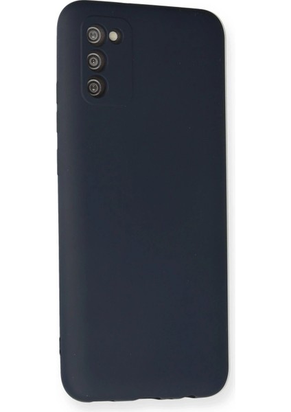Samsung Galaxy A02S Kılıf Nano Içi Kadife Silikon - Lacivert - ALVN6756-1426 fiyatları
