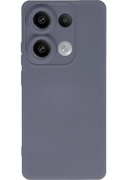 Xiaomi Redmi Note 13 4g Kılıf Nano Içi Kadife Silikon - Gri - ALVN8725-4698