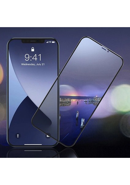 Baseus Iphone 12 Mini Ekran Koruyucu 023MM Anti Spy Çerçeveli Tempered Cam Ekran - ALVN1790-799 modelleri