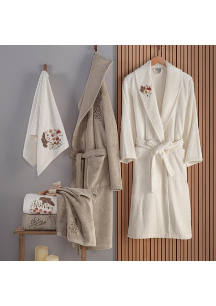 Bonita - Aile Bambu Bornoz Serisi - 6 Parça