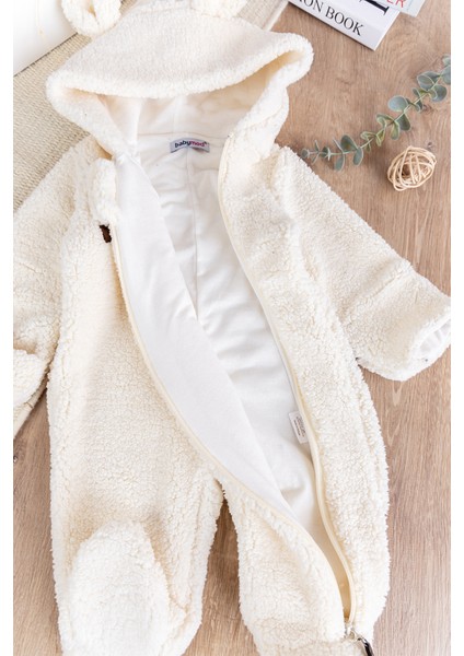 Kapüşonlu Kendinden Eldivenli Welsoft Kışlık Kız/erkek Bebek Tulum fiyatları