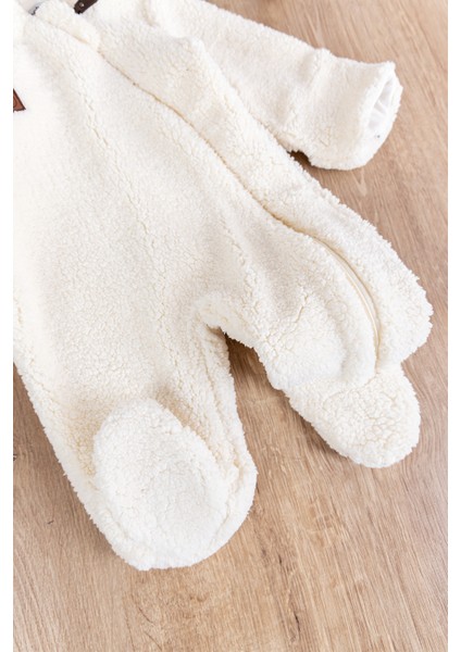 Kapüşonlu Kendinden Eldivenli Welsoft Kışlık Kız/erkek Bebek Tulum fırsatları