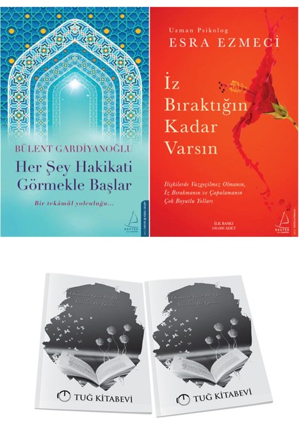 Her Şey Hakikati Görmekle Başlar ve Iz Bıraktığın Kadar Varsın + Hediyeli